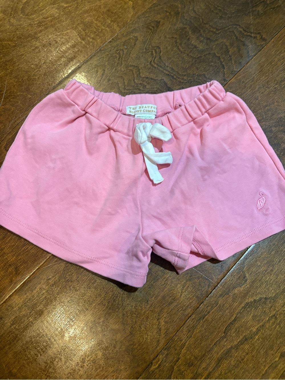 The Beaufort Bonnet Company Pink Cotton Drawstring Athletic Shorts